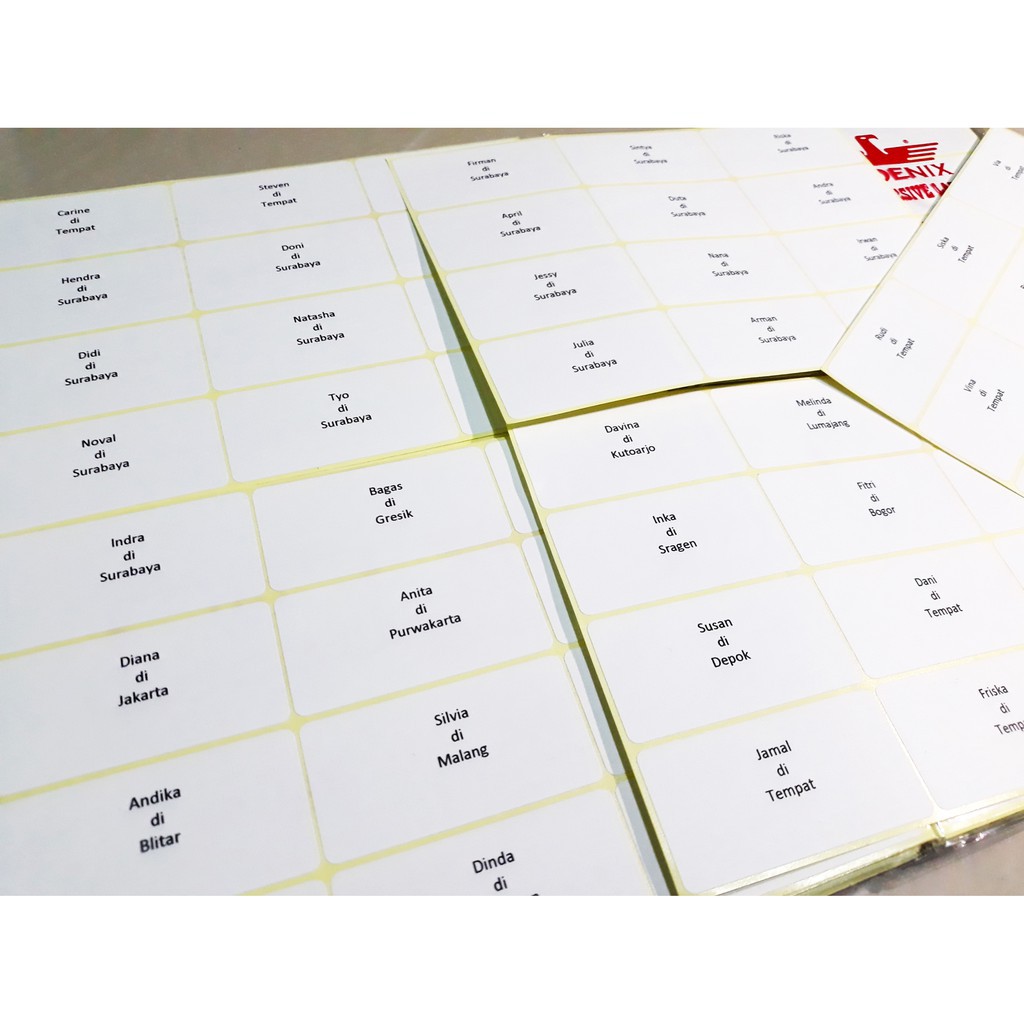 

Print Cetak Label Nama Undangan Nomor 103 Murah