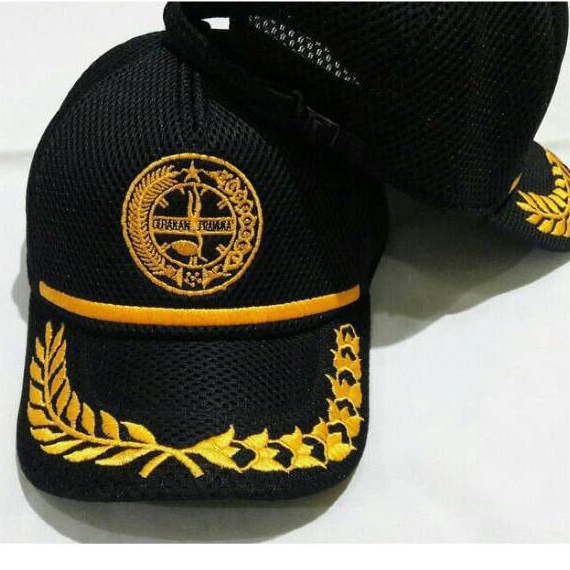 TOPI PRAMUKA PADI KAPAS JARING DOUBLE MESS MODEL TOPI PERWIRA TOPI PEMBINA PRAMUKA DEWASA KEREN