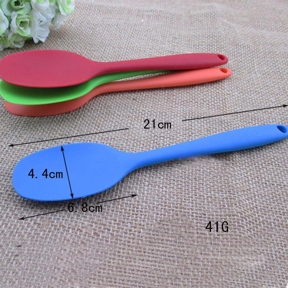 [Elegan] Sendok Utensils Enduring Putty Food Scoop Aksesoris Saji Portable 1pcs Aduk Warna Acak Grade Pencampuran Nasi