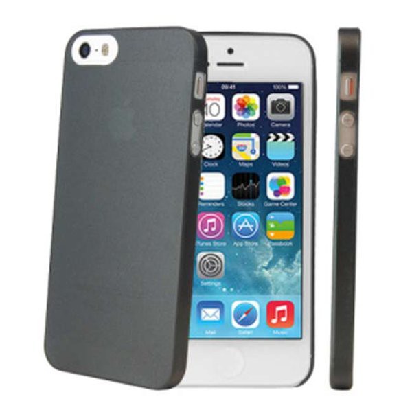 APPLE IPHONE 5 ULTRA THIN CASE 0.2 mm - BLACK - Hitam