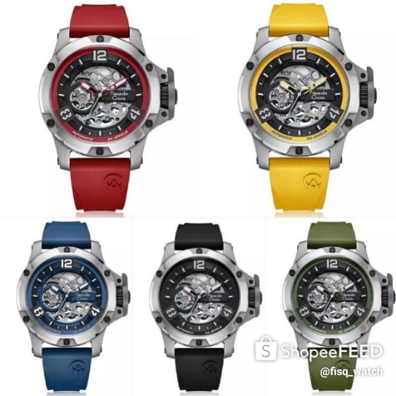 AC 6295 TITANIUM / ALEXANDER CHRISTIE SPECIAL EDITION AC6295 RUBBER / 6295 ORIGINAL OUTOMETIC