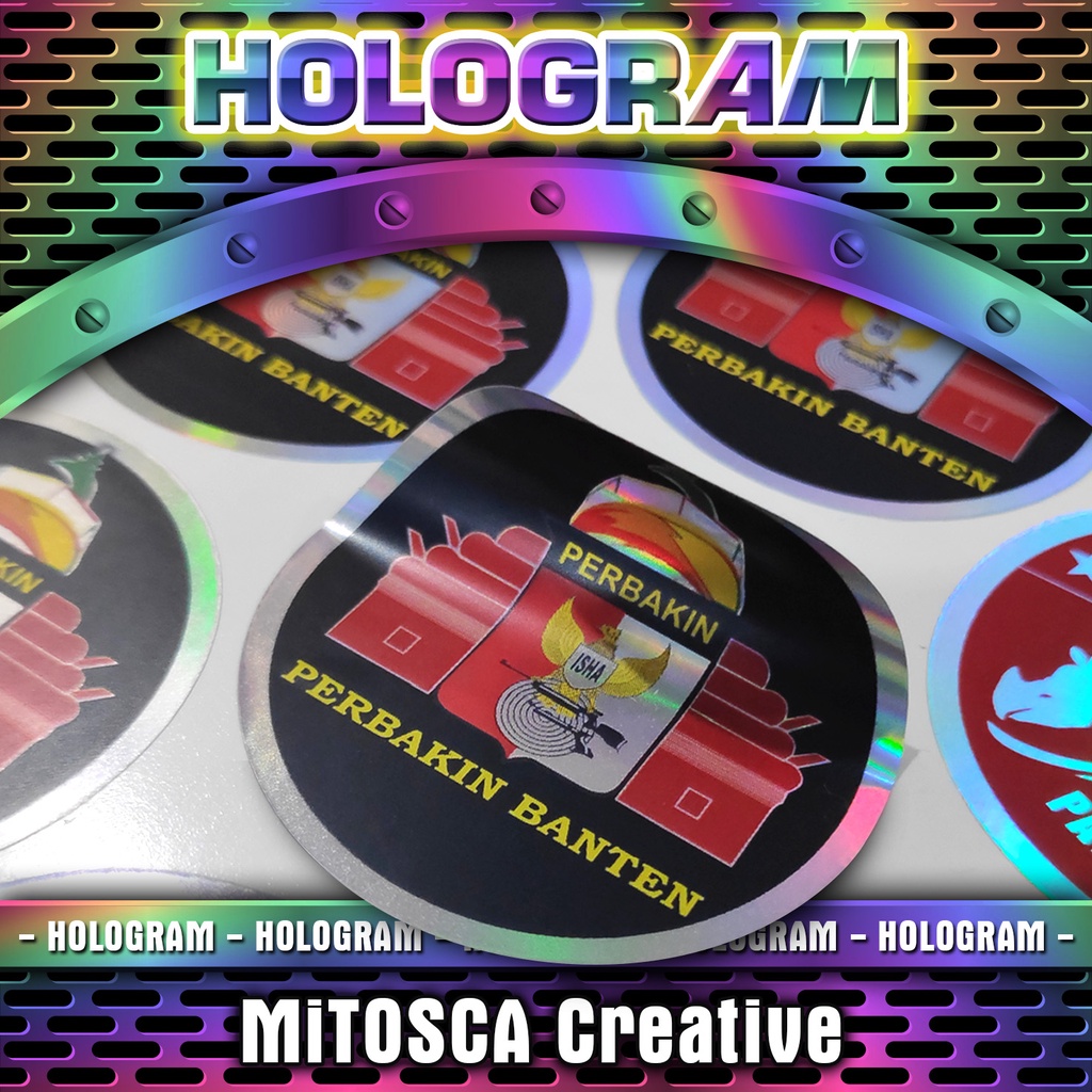 

CETAK STICKER HOLOGRAM A3+ [ Print + CUTTING KISSCUT ] sesuai pola design - Minimal Order 6 Lembar