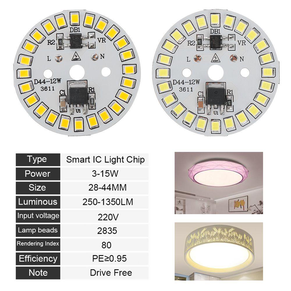 [Elegan] Lampu Bohlam LED 220V DIY Cold White Spotlight Lampu Sorot IC LED Kacang