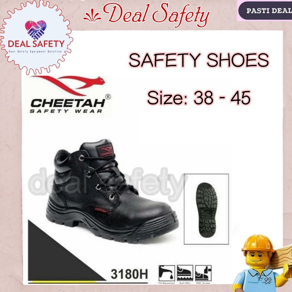 Safety Shoes CHEETAH 3180H / Sepatu Safety CHEETAH 3180H