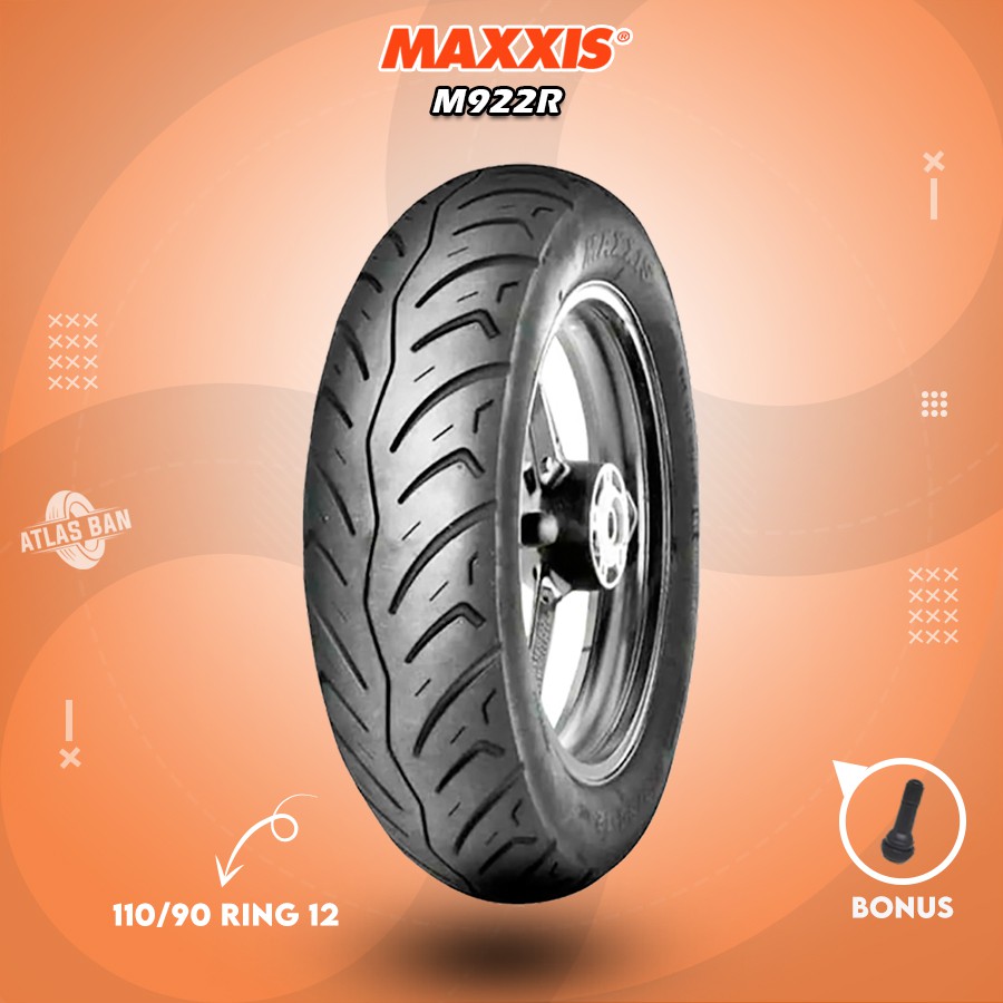 Ban Belakang Tubles Motor HONDA NEW SCOOPY - YAMAHA FREEGO MAXXIS M922R 110/90 Ring 12 Tubles