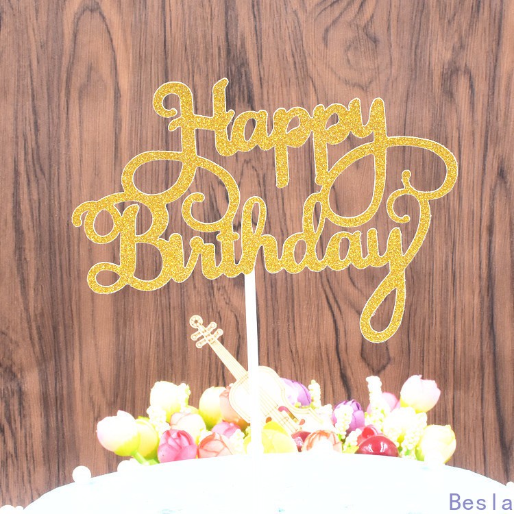 CAKE TOPPER ACRYLIC TUSUKAN KUE ULANG TAHUN HAPPY BIRTHDAY BRIDE TO BE HIASAN KUE CAKE (VH)