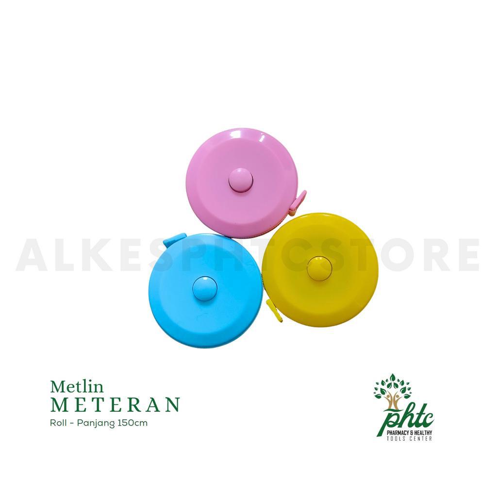 Metlin l Meteran Bulat 150 cm l Alat Meteran Roll