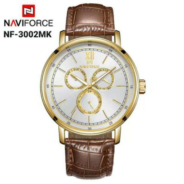 JAM TANGAN PRIA NF 3002MK KUALITAS ORIGINAL