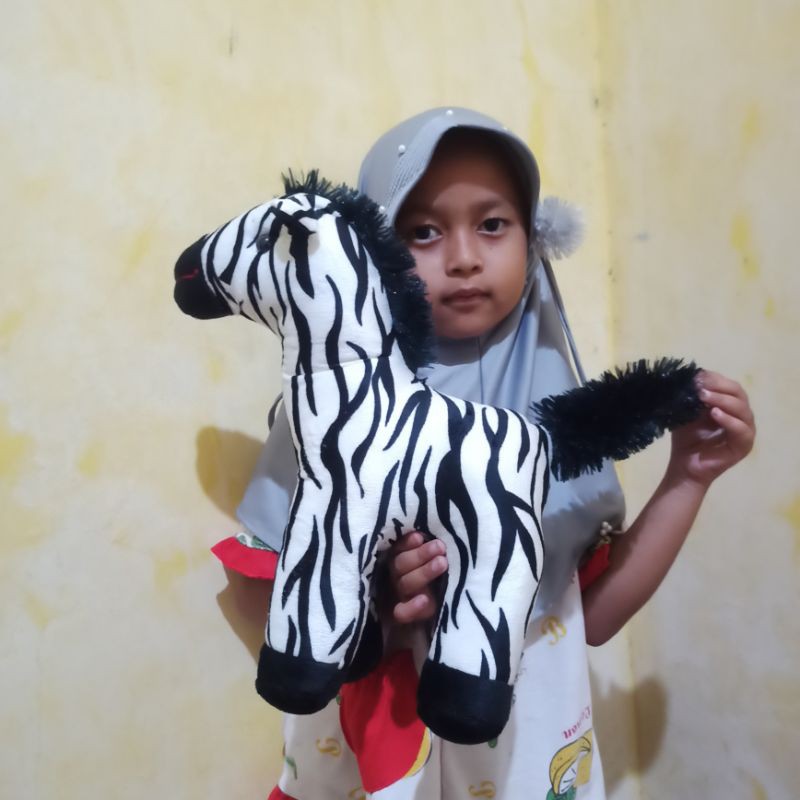 boneka kuda ZEBRA M murah