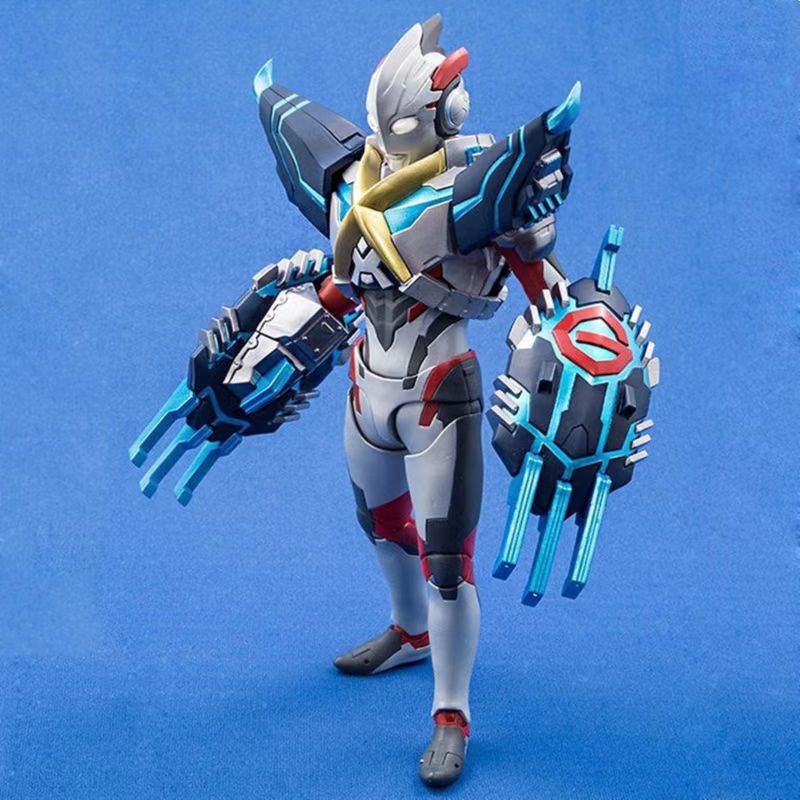 Mainan Ultraman Zero Legend Creation | Ultraman Galaxy Glitter | Ultraman X Gomora Armor Set | Ultra
