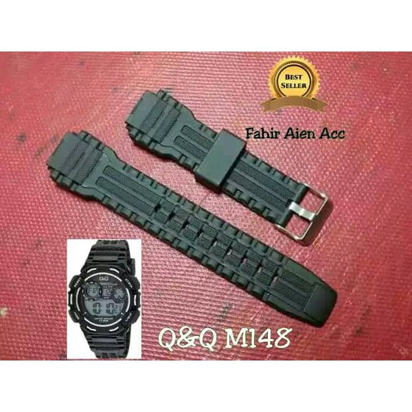 TALI JAM TANGAN QQ M148 QNQ M148 RUBBER STRAP QQ M148