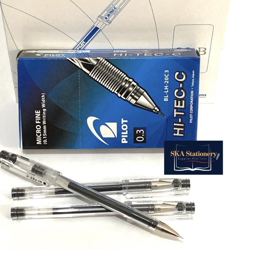 

HOT SALE!! (hmk-764) Bolpen/Ballpoint/Pulpen/Ballpen Pilot Hi-Tech 0.3 Hitam (Pcs)