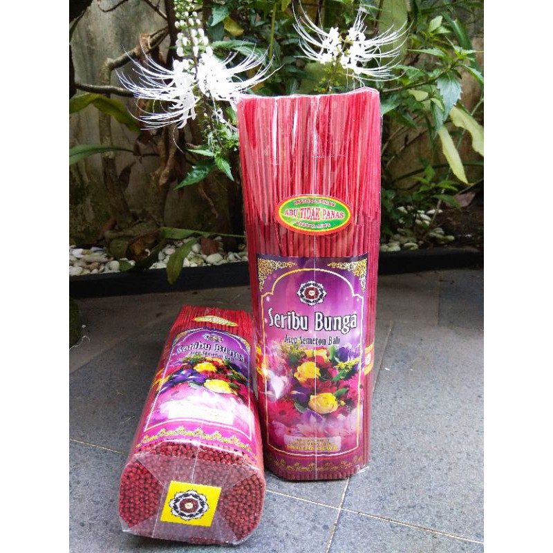 Dupa Merah wangi asli Bali aroma SERIBU BUNGA kemasan 1000 gr Panjang stick 32 cm