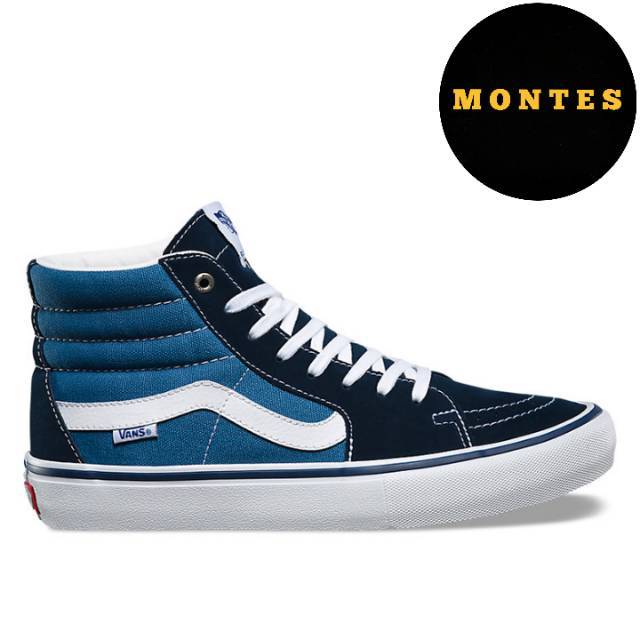 vans sk8 hi navy pro