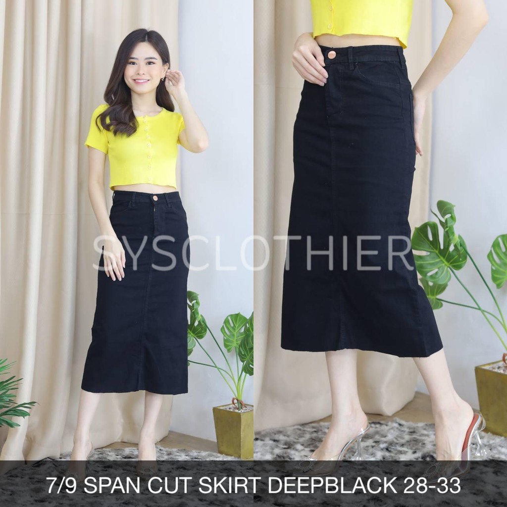 ROK JEANS WANITA 7/9 SPAN CUT SKIRT SERIES