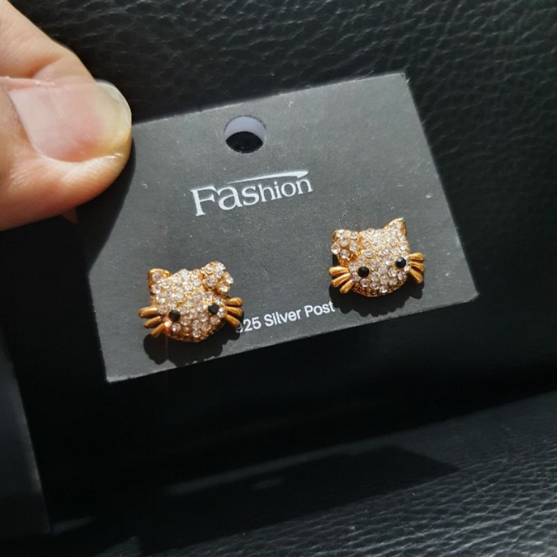 Anting Premium Fashion Import Platgold lapis Silver925 perak Mata kilau tidak karatan Anti alergi anting premium berlian kilap 02