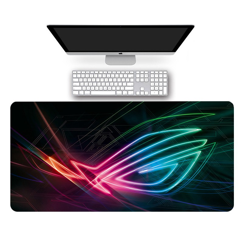 Alas Tatakan RGB Mouse Pad ROG Gaming Colorful LED Large Mousemat - Mousepad USB