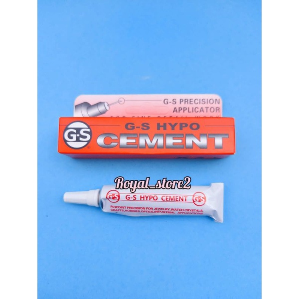 

Lem G-S Hypo Cement , Lem Kaca Jam Tangan, Lem serbaguna..