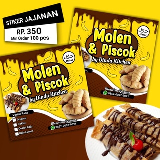 Jual Stiker Label Kemasan Stiker Snack Stiker Jajanan Stiker Jajan ...