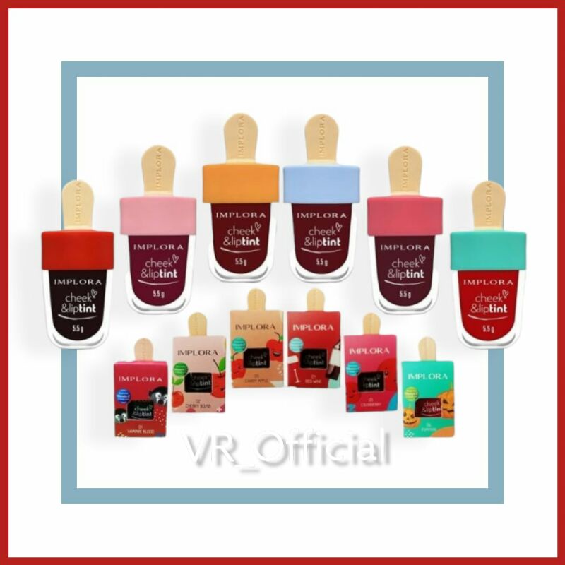 IMPLORA Cheek & Liptint | Impora Cheek & Lip Tint Liptin | LIPT TINT LOMIRA BPOM ORIGINAL / vampire 