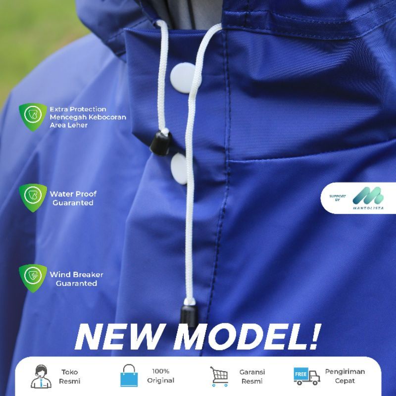 Mantel jas hujan pria dan wanita original