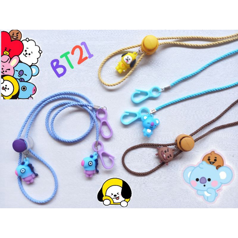 Strap/Kalung/Konektor Masker BT21