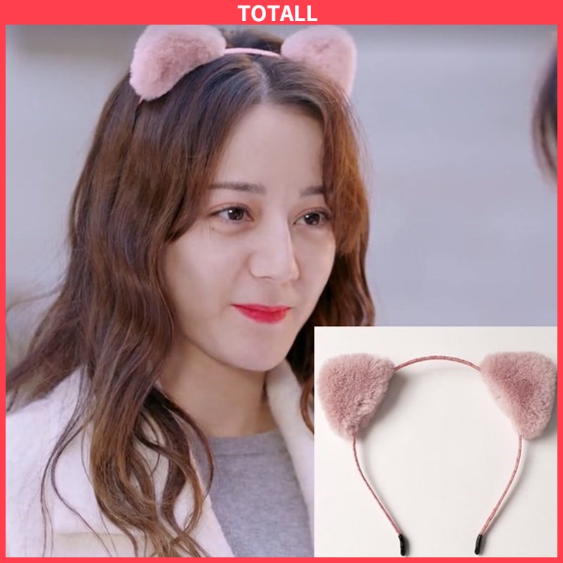 [✅READY STOCK] Korea Cute Cat Telinga Rambut Band Cuci Wajah Ikat Kepala Sederhana Tekan Rambut Klip Hiasan Kepala Penjualan Panas Mode