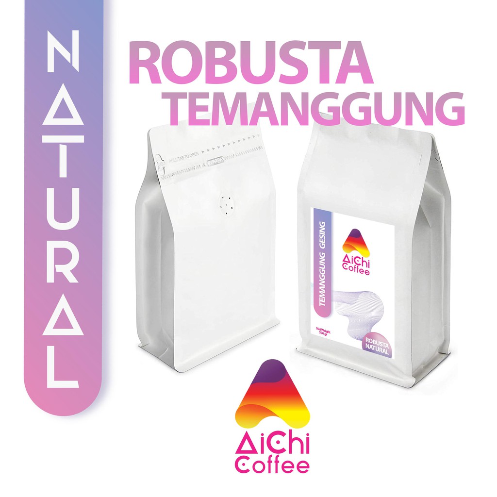 

Kopi Robusta Temanggung (Gesing) Natural 500gr Biji/Bubuk