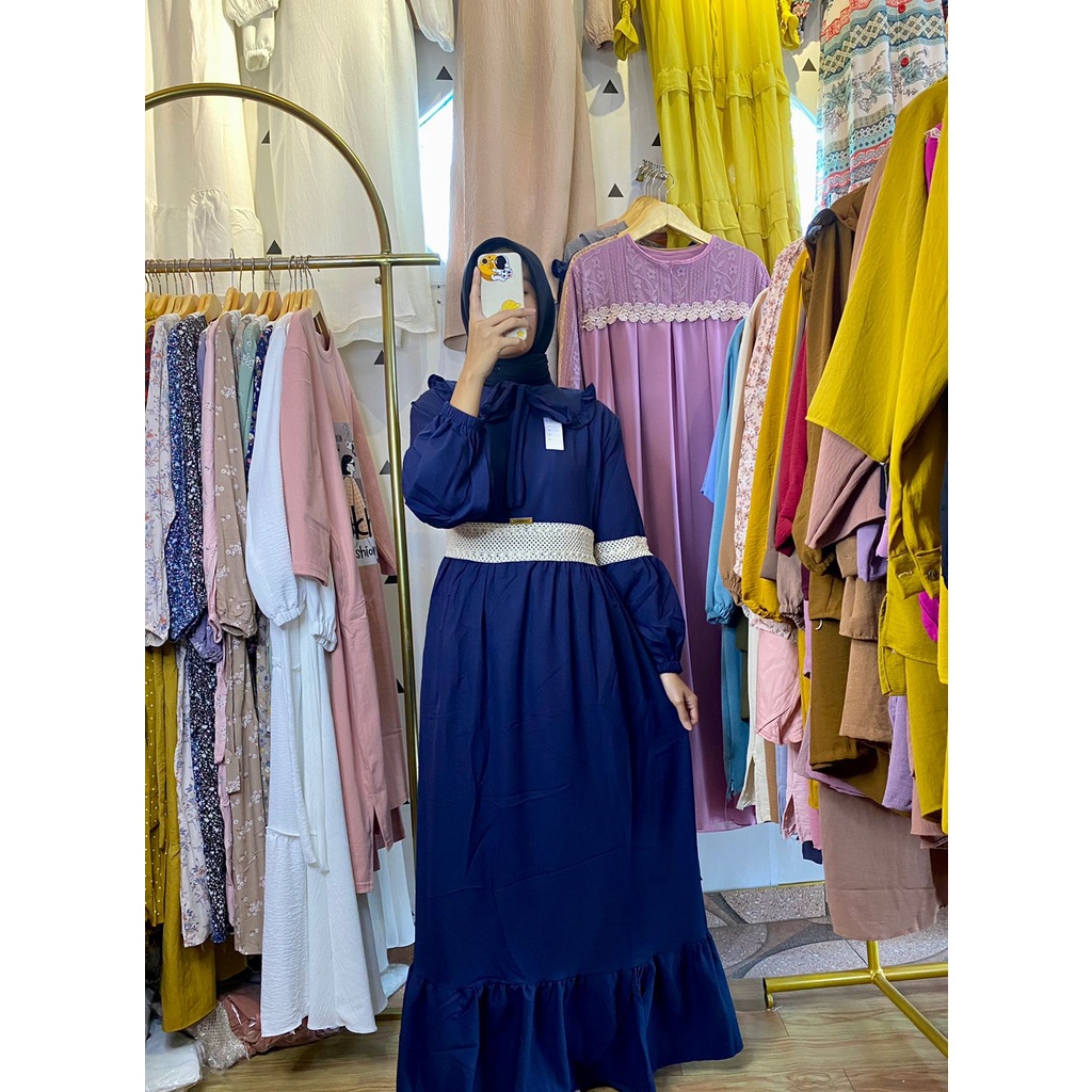 GAMIS CRINCLE / GAMIS CRINKEL HITAM / GAMIS WANITA LADY ZARA / BAJU GAMIS WANITA / BAJU GAMIS WANITA MURAH