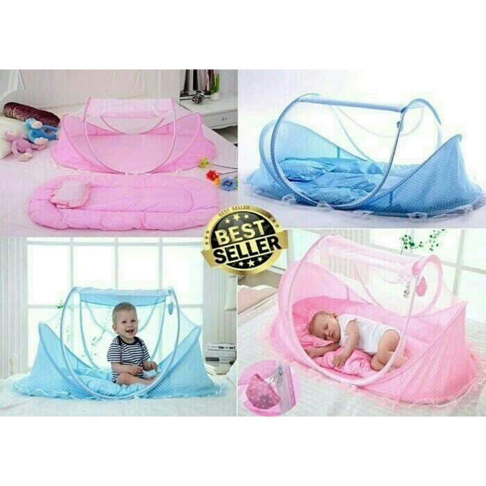 Kelambu Bayi Music Series 3 in 1 Kasur dan Bantal