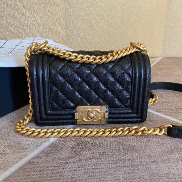 TasChanelClassic Leboy Caviar Mini