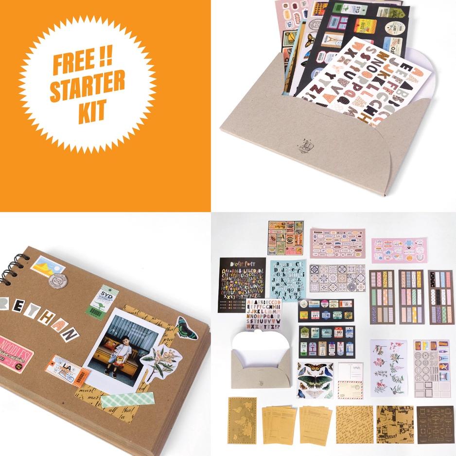 

Murah Surprise Jung Java Hardcover Scrapbook / buku tulis / album foto / notebook / buku gambar A5 14.3x20.5cm (isi)