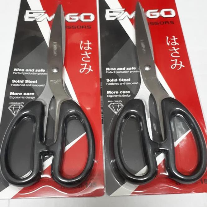 

Seda4ng Diskon|Gunting besar hitam emigo isi 6 pcs 185 |Diskon.,..,.!