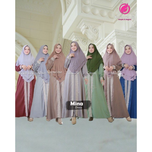 Ready Mina Fania Hijab / Couple Mina Faniahijab.id