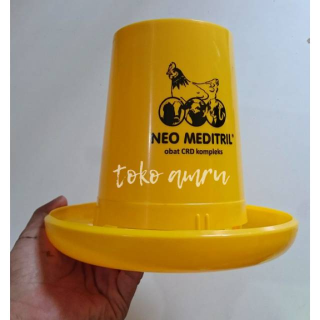 Tempat Ransum Dispenser Makan Ayam Unggas Kapasitas 1 Kg Shopee