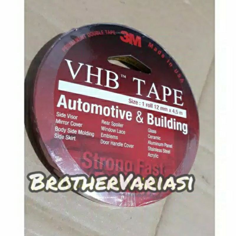 

Lem 3m vhb / Double Tape 12 mm x 4.5 m