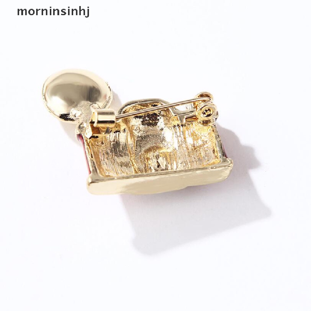 Mornin Bros Pin Enamel Bentuk Kamera Mini Gaya Vintage Untuk Aksesoris Sweatersyal