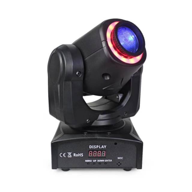 Beam Mini Moving Head Redsun 8Gobo 30W Murni