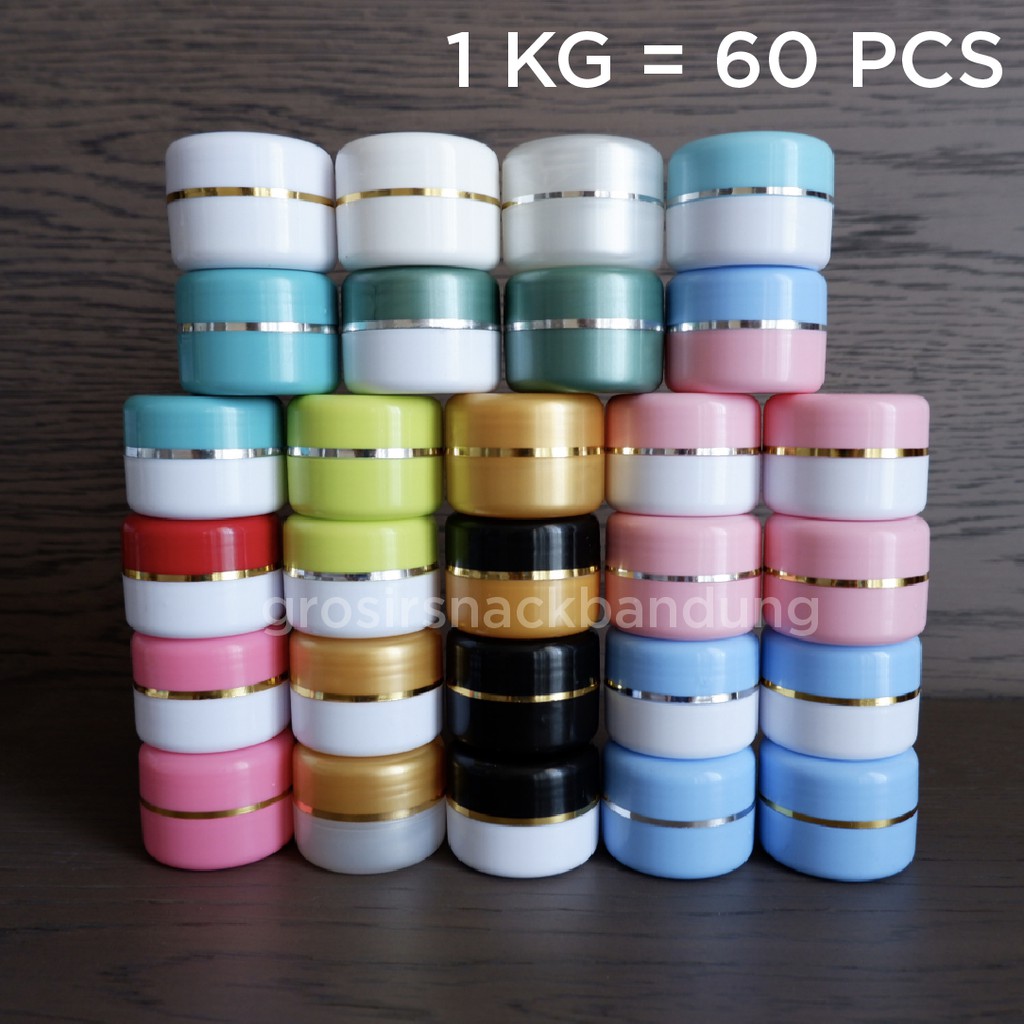 POT CREAM 12.5GR 12.5 GRAM 12,5GR 12,5 GRAM POT KRIM SALEP KEMASAN KOSMETIK BAHAN PP TERMURAH