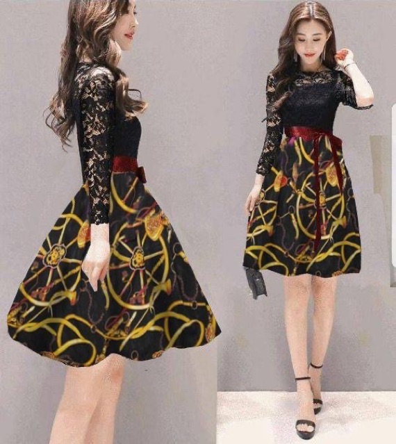 ZR Dress liken / Dress wanita murah / Dress wanita natal