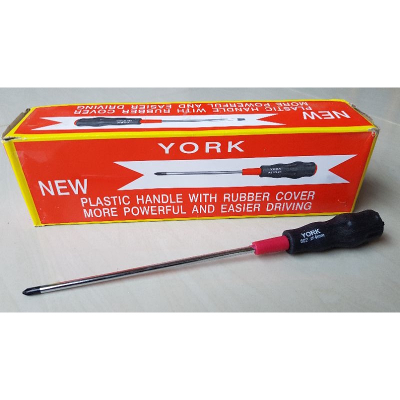 Obeng plus YORK 4mm×150mm
