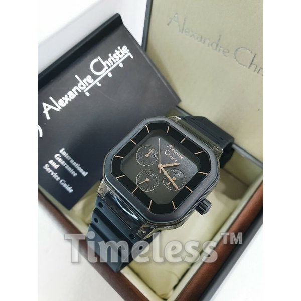 Jam Tangan Wanita Alexandre Christie AC 2811 BF Blacl