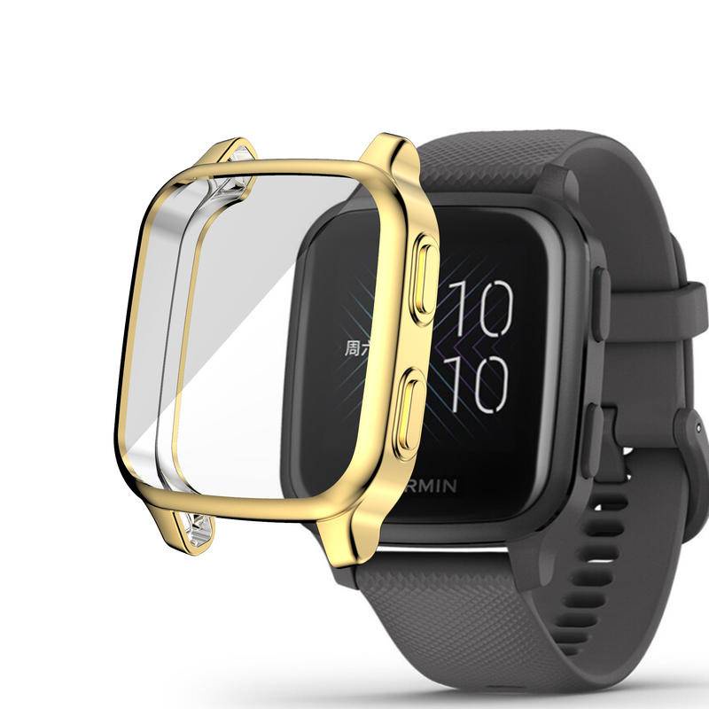 Cover Pelindung Layar Smartwatch Garmin Venu Sq Bahan Tpu Transparan