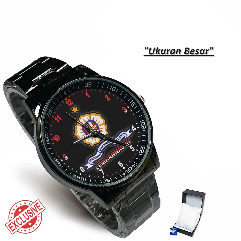 Jam Tangan Rantai Couple LEMHANAS R.I (Mantul)