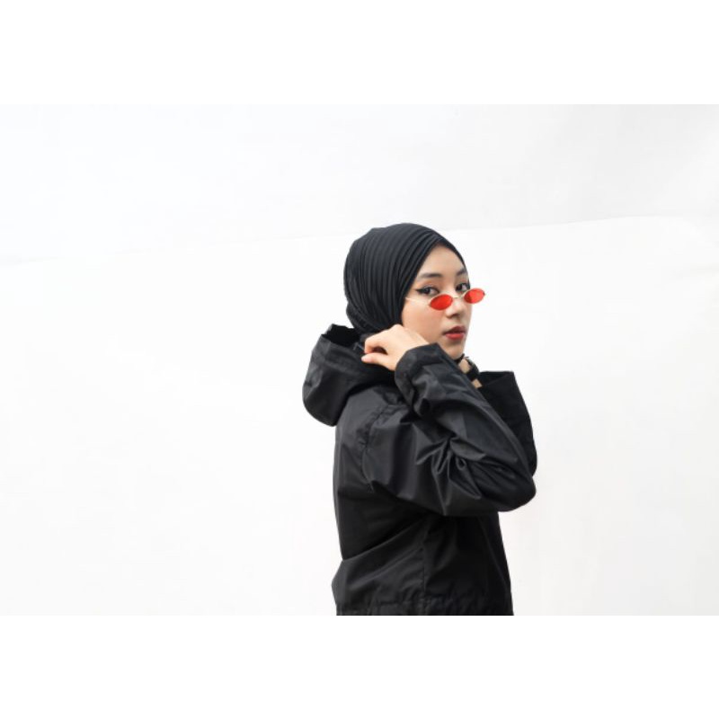 CUCI GUDANG,JAKET PARKA HIJAB WANITA SIZE L XL