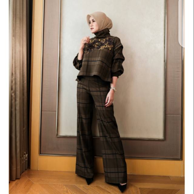 Set Tunik Square Embroidery Olla Series