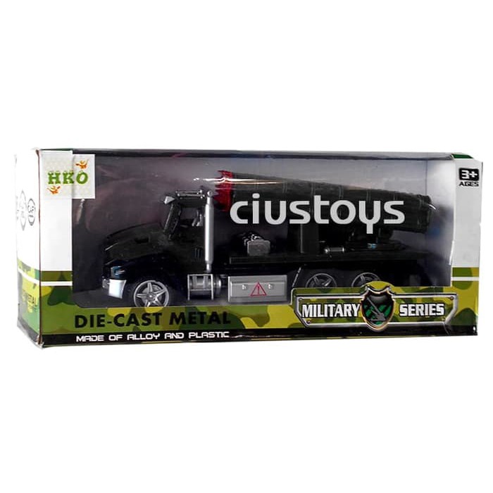 Promo Mainan anak truk diecast Military Series Mobil Militer Limited
