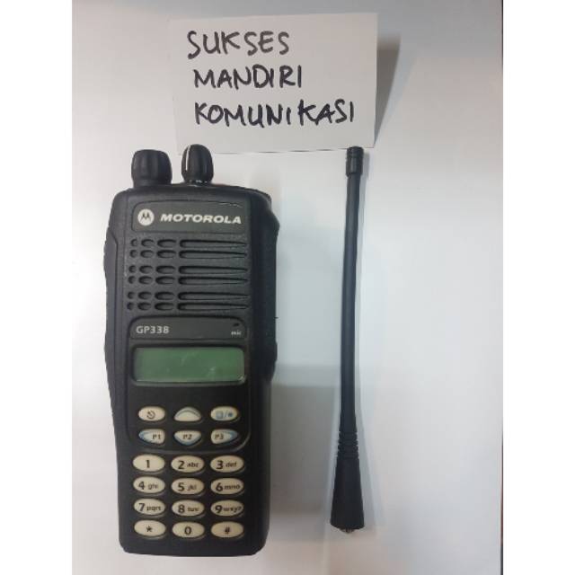 HT Motorola GP 338 UHF 403 Mhz Second Original