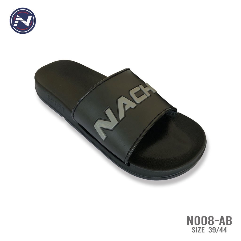Sandal Slide Karet / Sendal Slop Pria Empuk Ringan &amp; Nyaman - N008 39/44