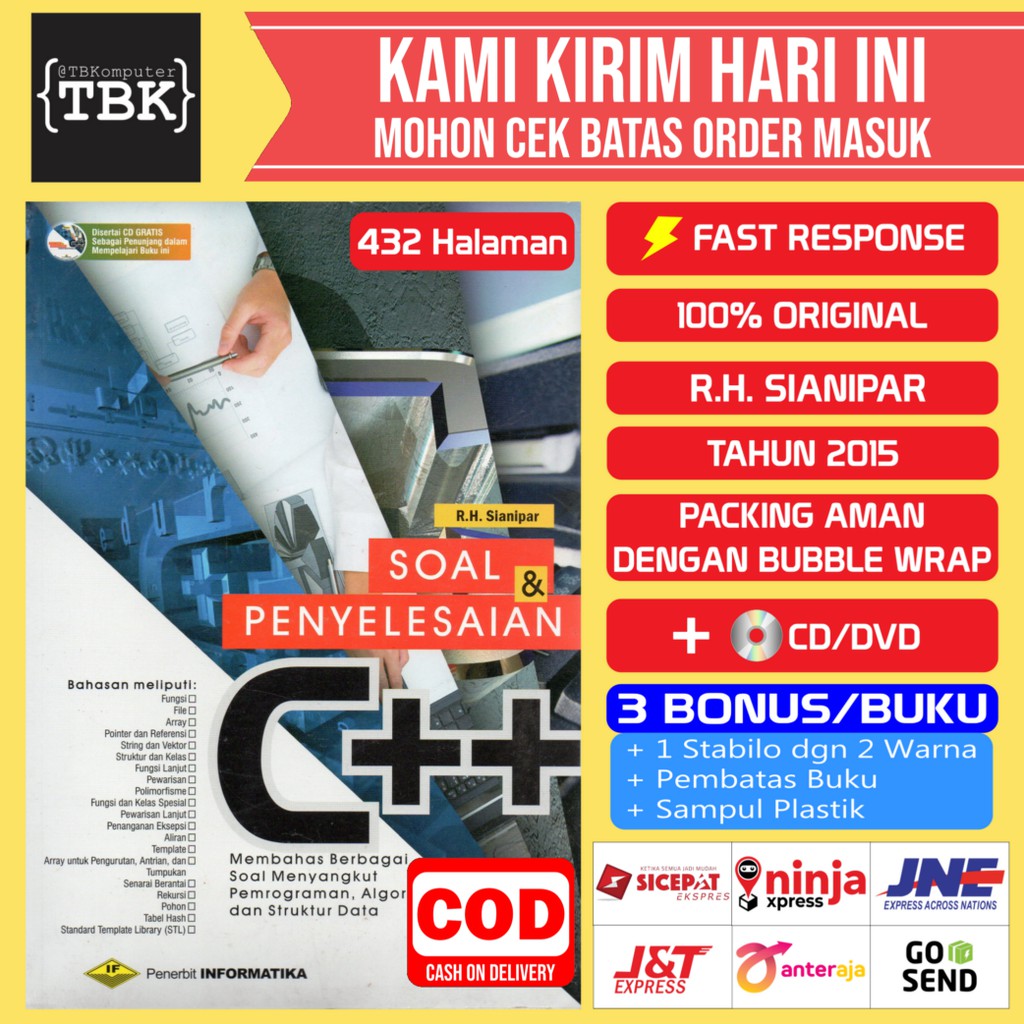 Buku Soal Dan Penyelesaian Visual C Shopee Indonesia